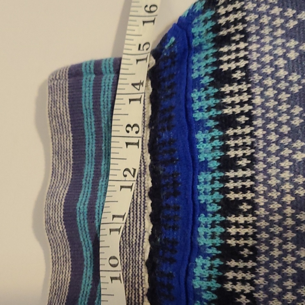 ANTHROPOLOGIE ''HWR'' LLAMA WOOL ALPACA BLEND KNIT SKIRT MULTICOLOR-BOHO-LARGE - Picture 10 of 11